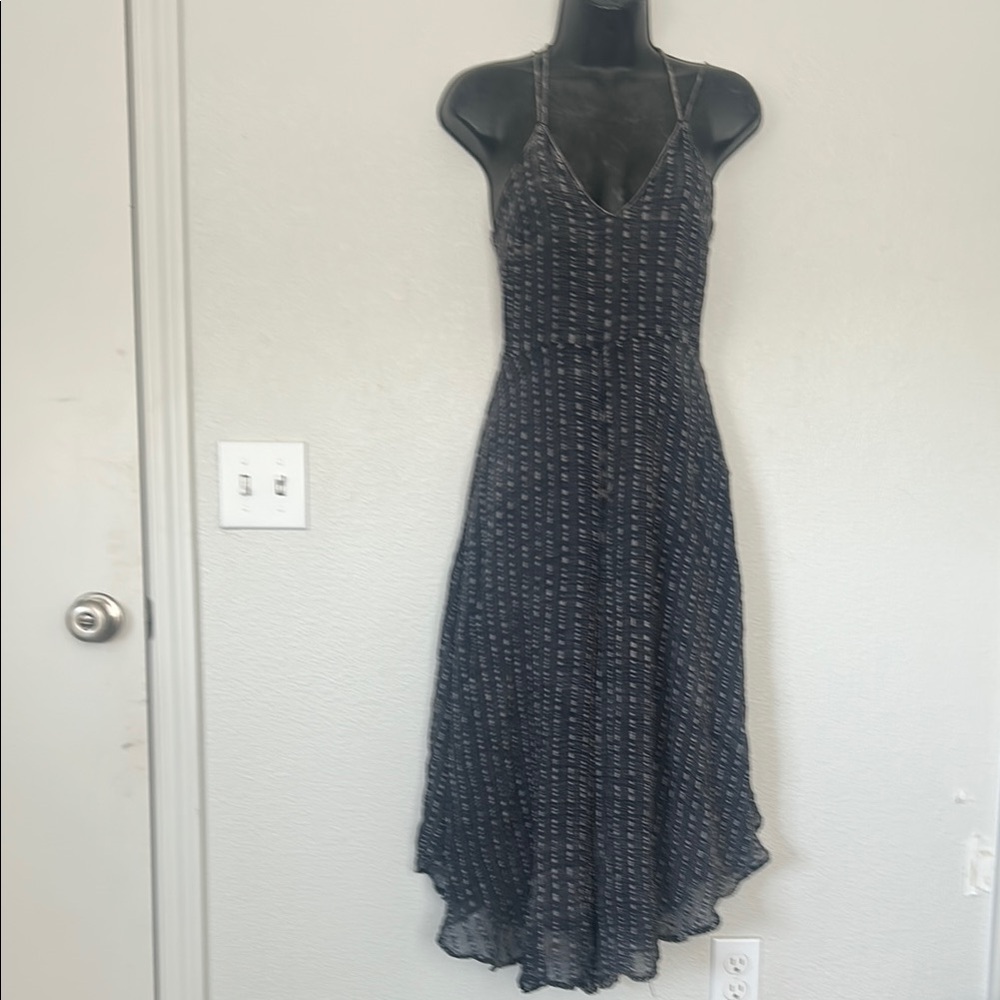 Elegant Black Patterned romper Anthropologie